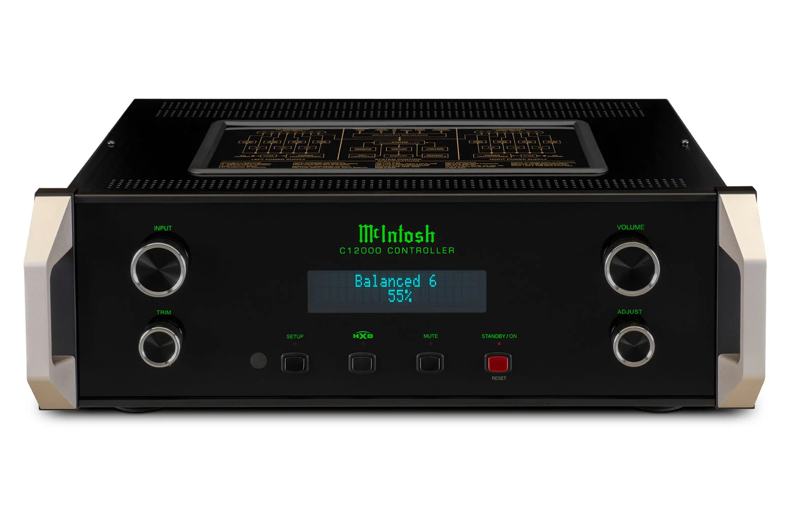 Твердотельный и ламповый предусилитель McIntosh C12000