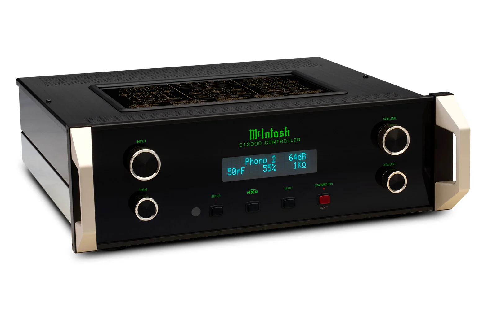 Твердотельный и ламповый предусилитель McIntosh C12000