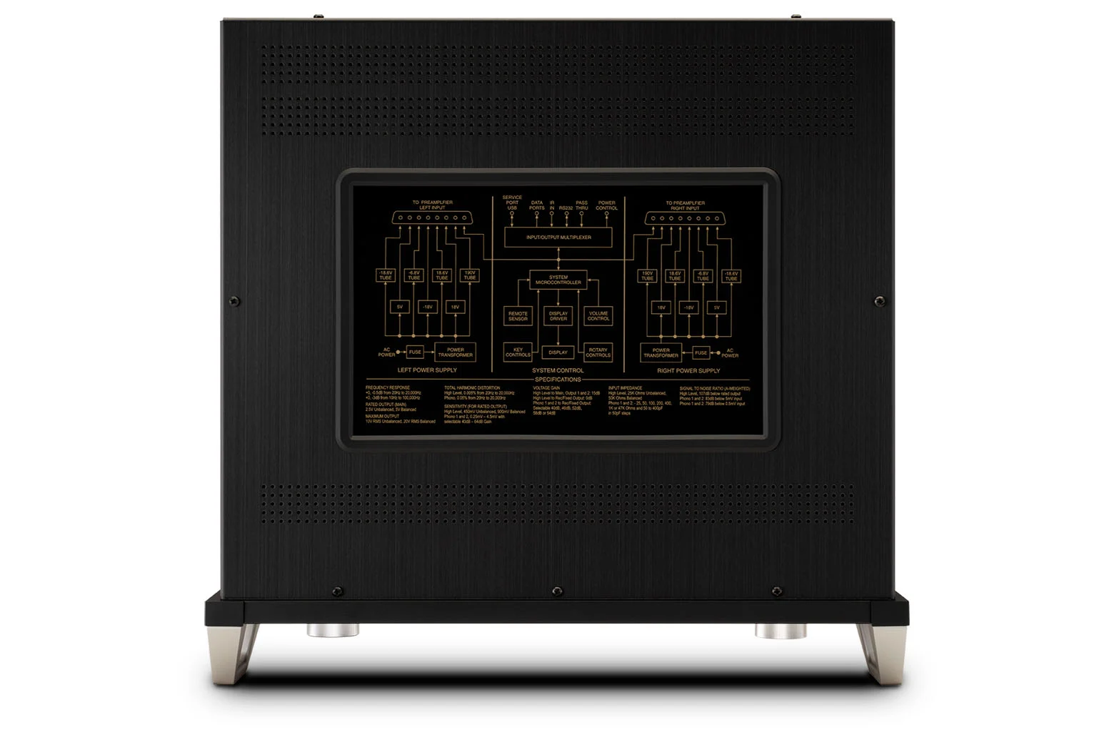 Твердотельный и ламповый предусилитель McIntosh C12000