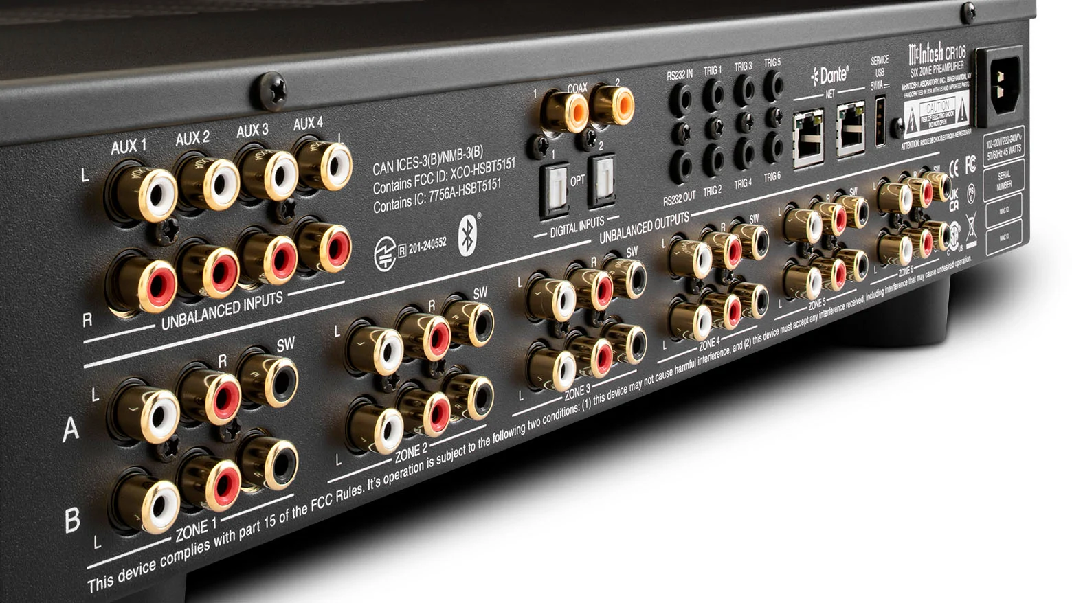 6-канальный предусилитель McIntosh CR106