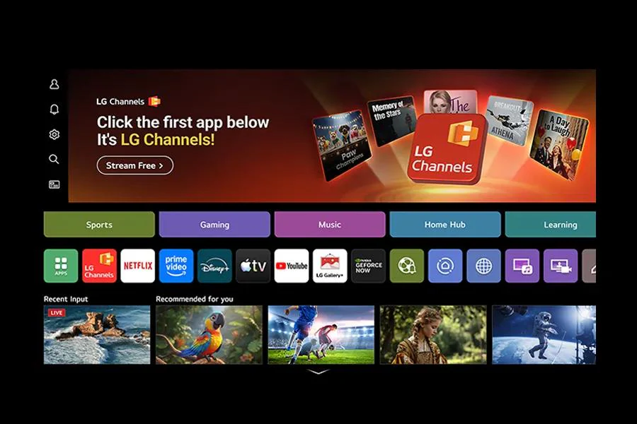 Оцените отмеченную наградами платформу Smart TV от LG на базе искусственного интеллекта