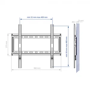 Кронштейн фиксированный Kromax IDEAL-3