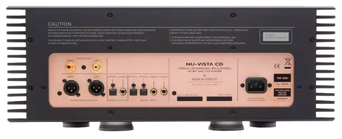 CD проигрыватель Musical Fidelity NU-VISTA CD Player Black