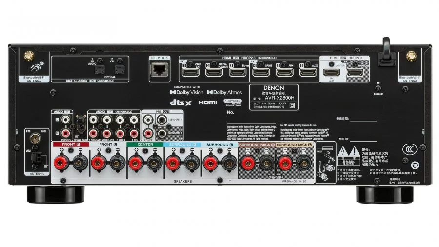 AV ресивер Denon AVR-X2800H Black