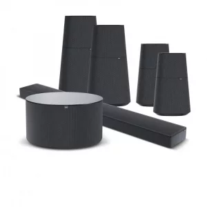 Саундбар Loewe klang bar5 mr + klang mr3 (2 шт.) + klang mr5 (2 шт.) basalt grey