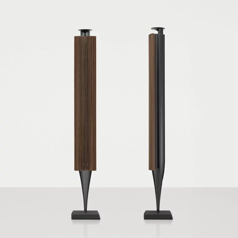 Напольная акустика Bang & Olufsen Beolab 18 Black, Front Lamella Walnut