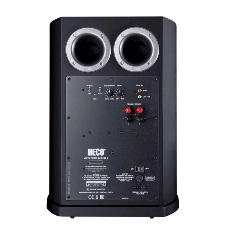 Сабвуфер Heco Victa Elite Sub 252 A Black