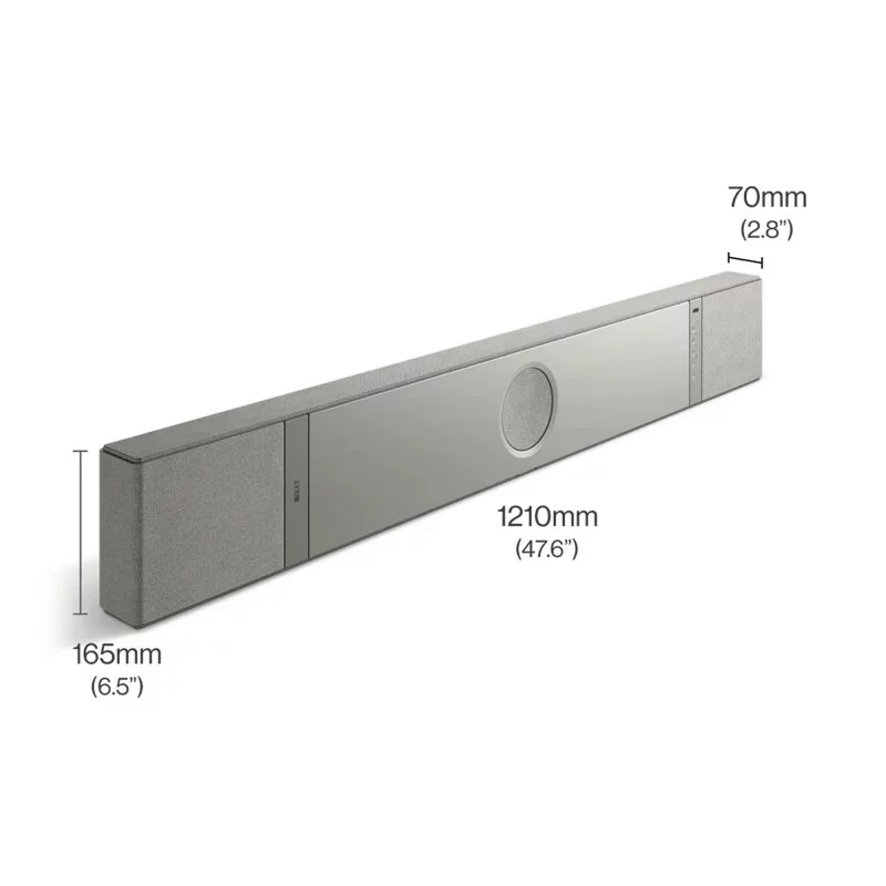 Саундбар KEF XIO Soundbar Slate Silver