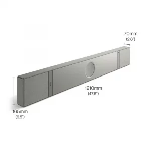 Саундбар KEF XIO Soundbar Slate Silver