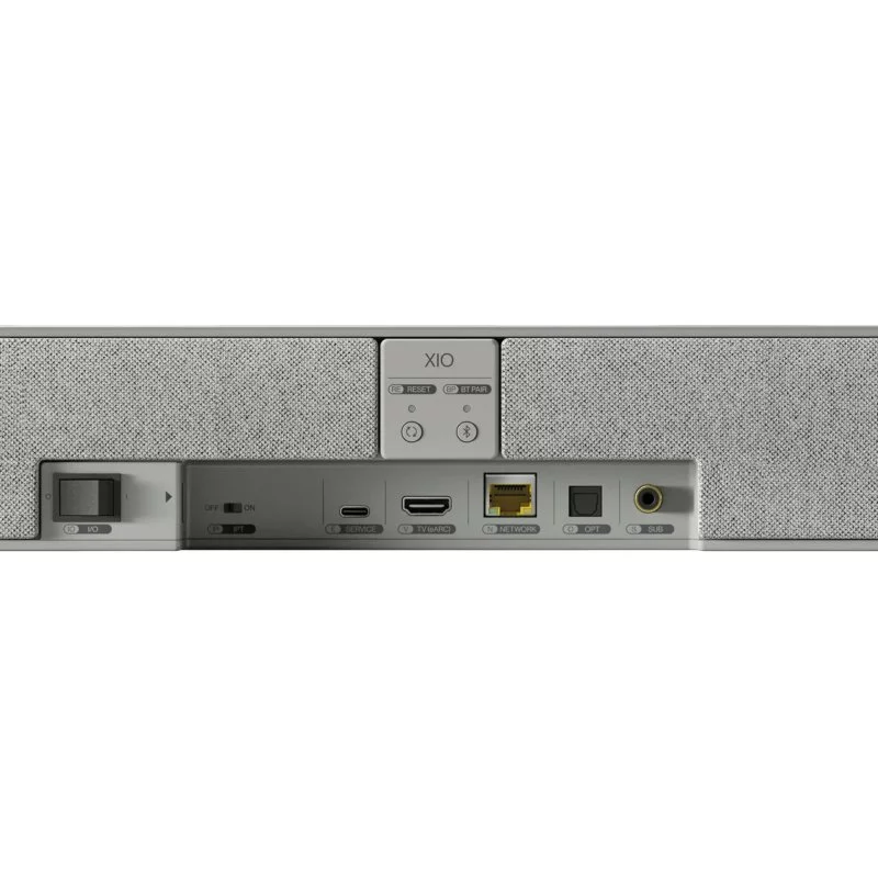 Саундбар KEF XIO Soundbar Slate Silver