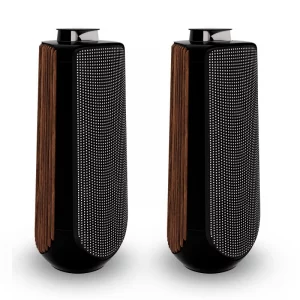 Напольная акустика Bang & Olufsen Beolab 50 Piano Black, Aluminium Cover / Smoked Oak Side Panel