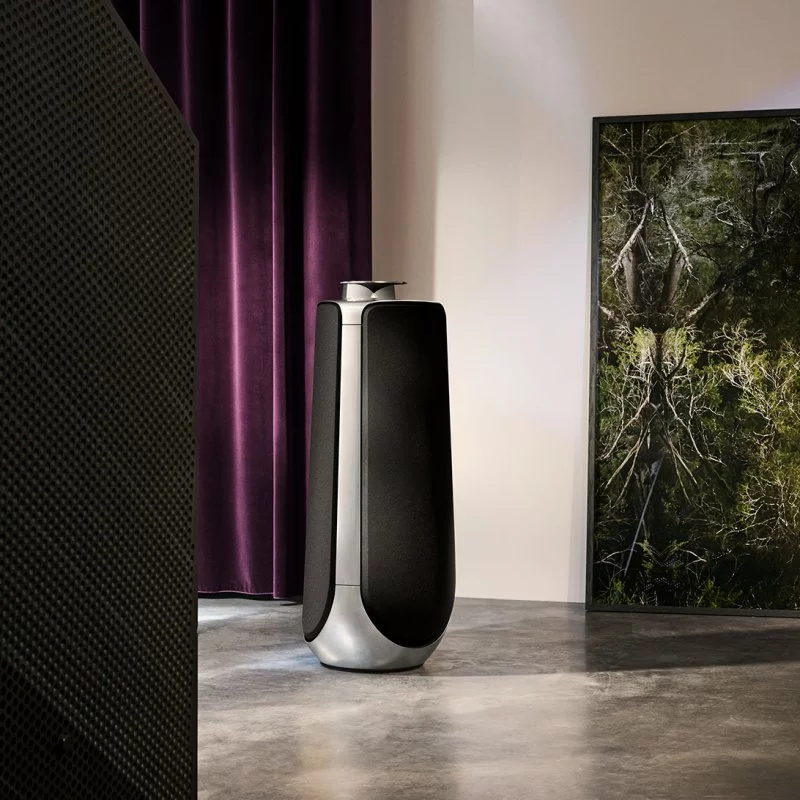 Напольная акустика Bang & Olufsen Beolab 50 Natural, Black Cover / Black Side Panel