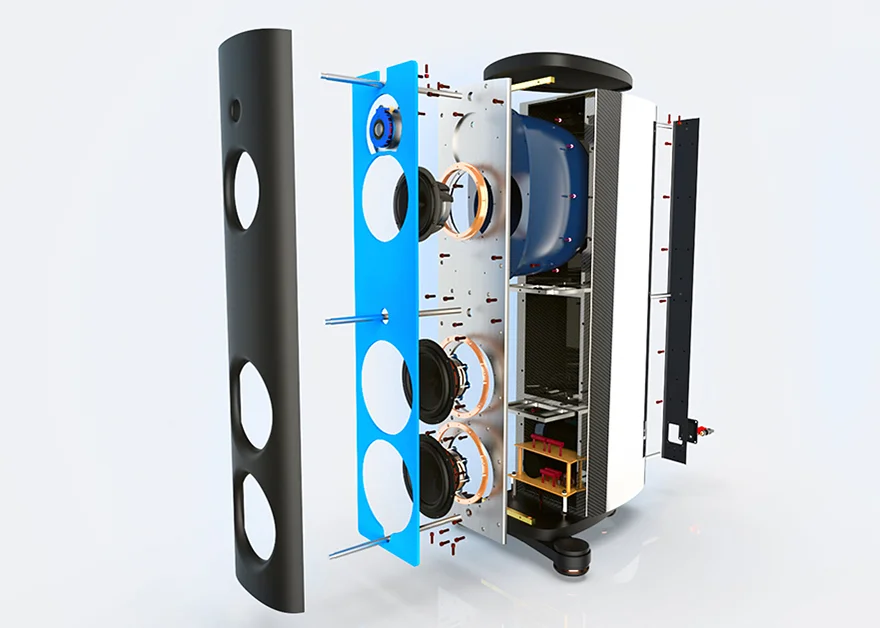 Напольная акустика Magico S7 MkII Softec Aubergine