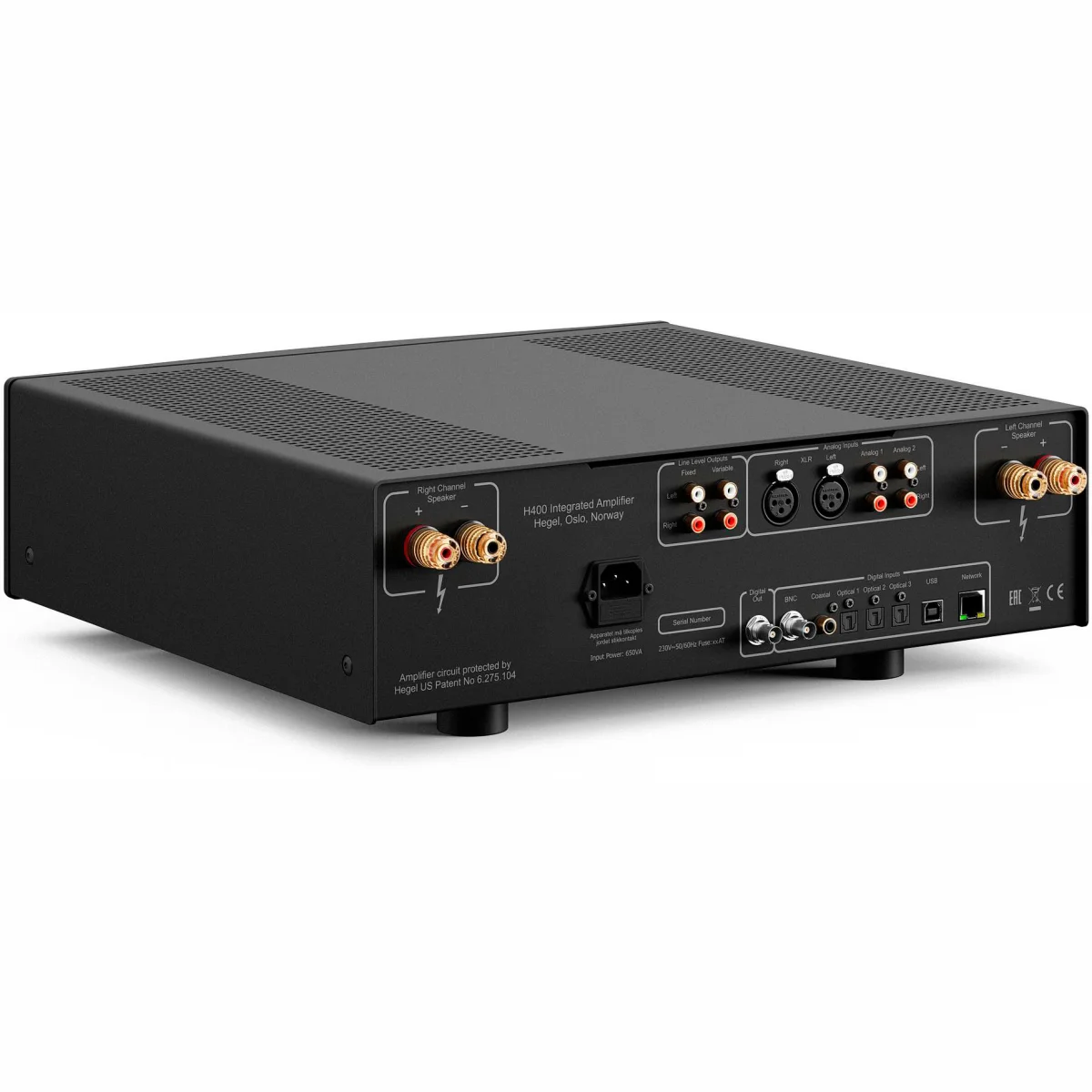 Интегральный усилитель Hegel H400 Black