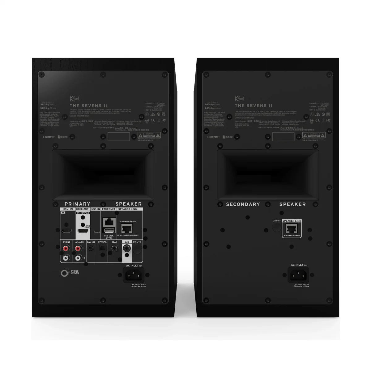 Активная HI-Fi акустика Klipsch The Sevens II Ebony