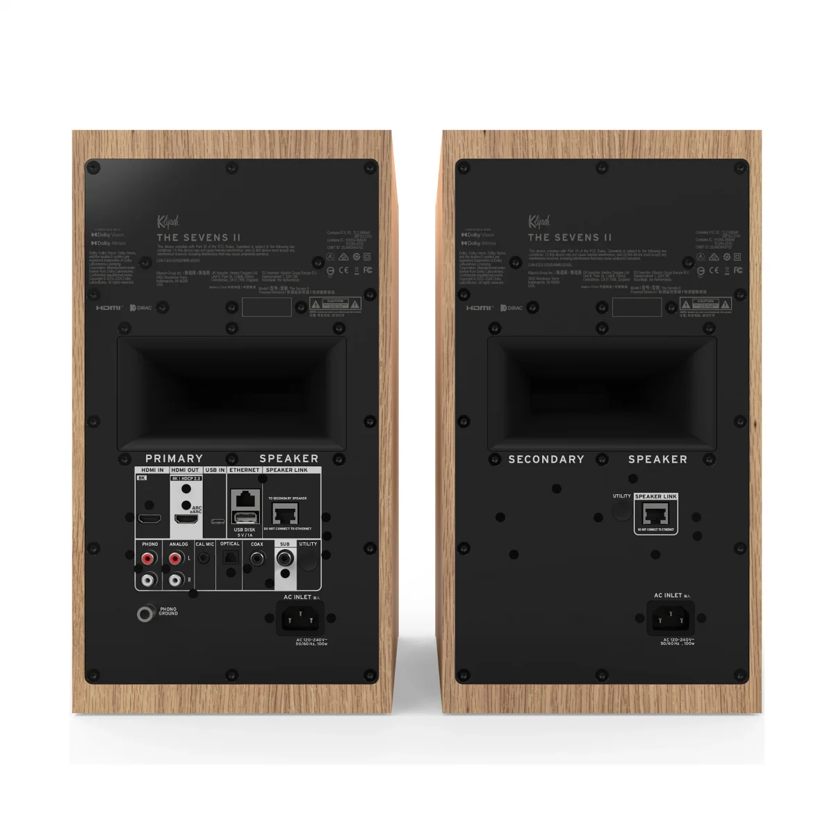 Активная HI-Fi акустика Klipsch The Sevens II Red Oak