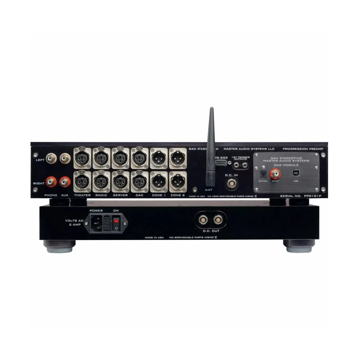 Предусилитель Dan D&rsquo;Agostino Progression Preamplifier DAC Black