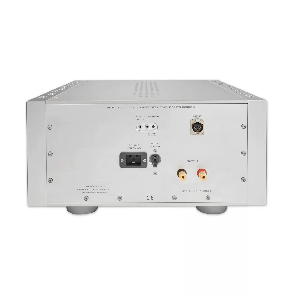 Усилитель мощности Dan D&rsquo;Agostino Progression M550 Mono Amplifier Black