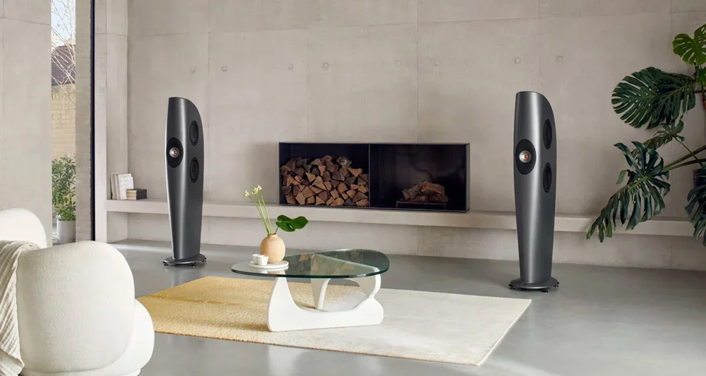 Напольная акустика KEF Blade One Meta Arctic White Champagne