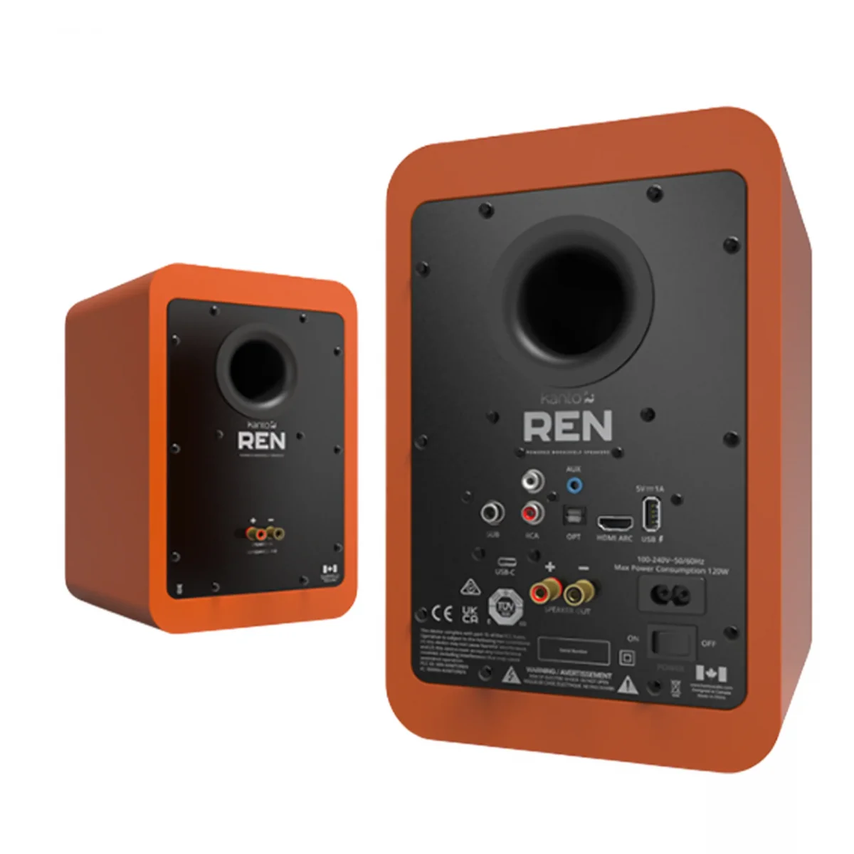 Активная HI-Fi акустика Kanto Ren Matte Orange