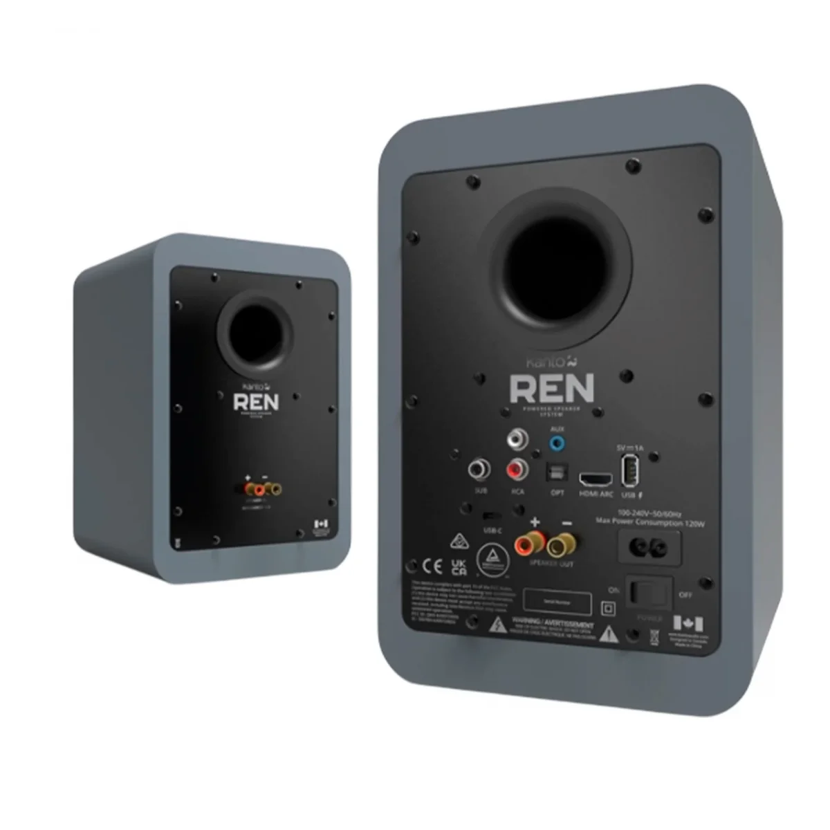 Активная HI-Fi акустика Kanto Ren Matte Grey