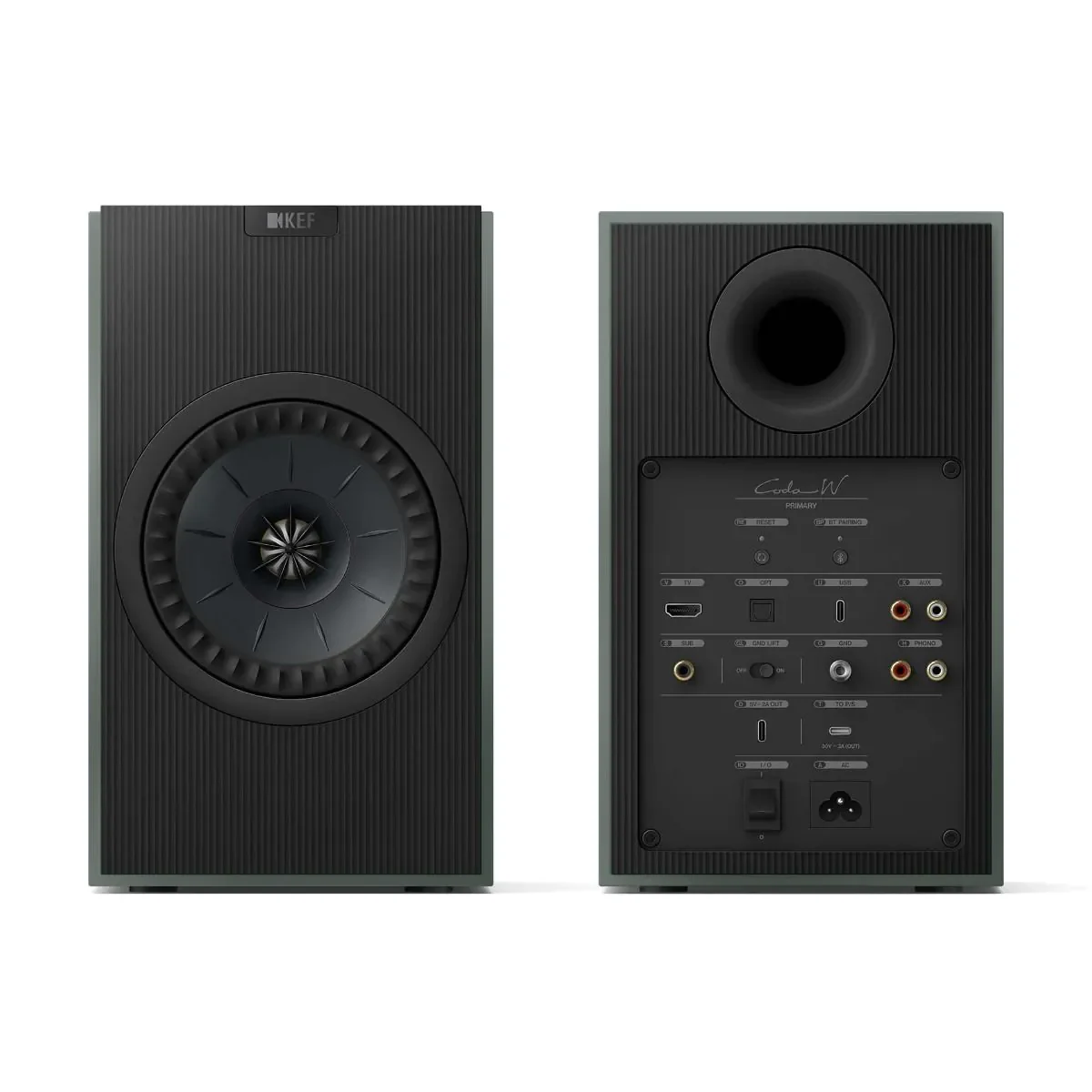 Активная HI-Fi акустика KEF Coda W Moss Green