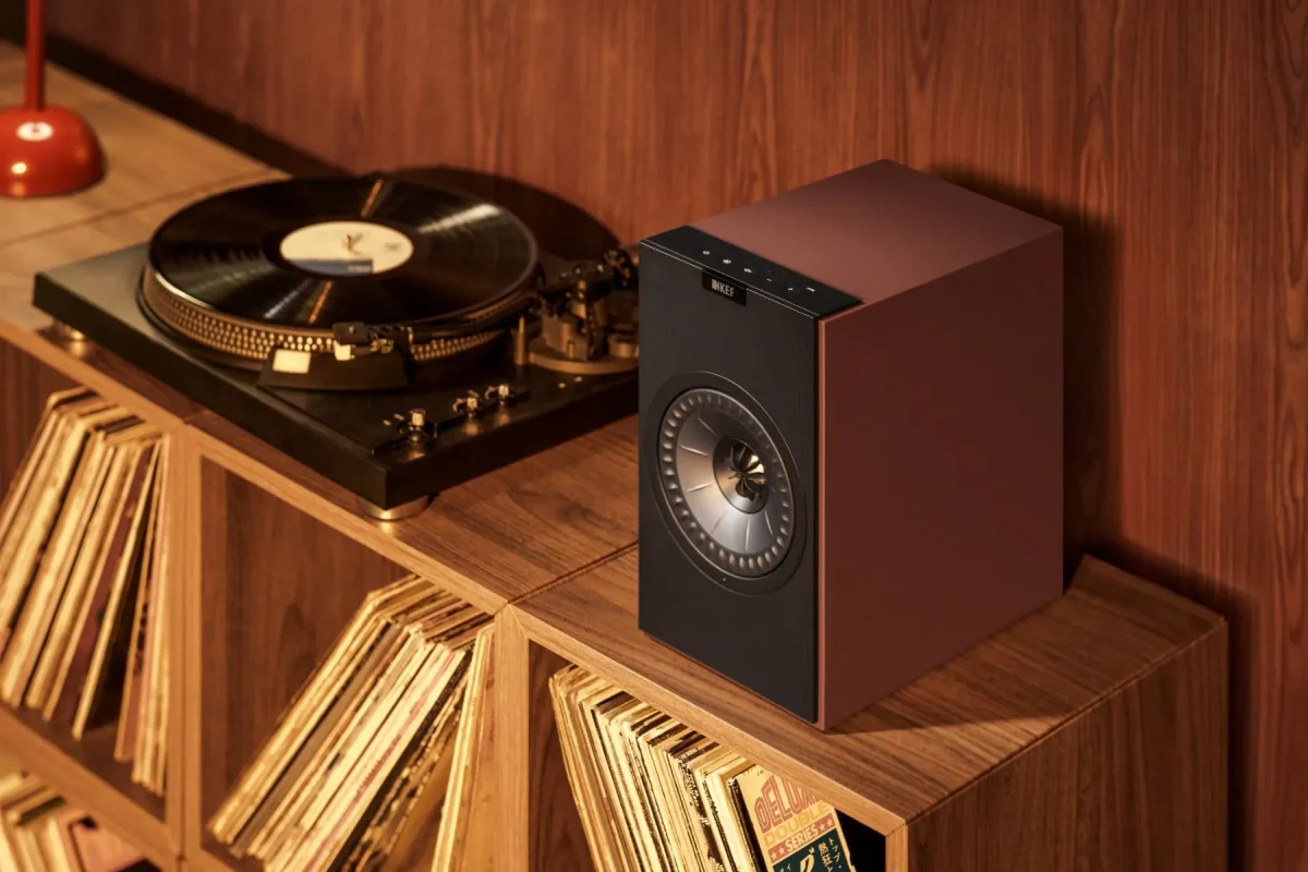 Активная HI-Fi акустика KEF Coda W Vintage Burgundy