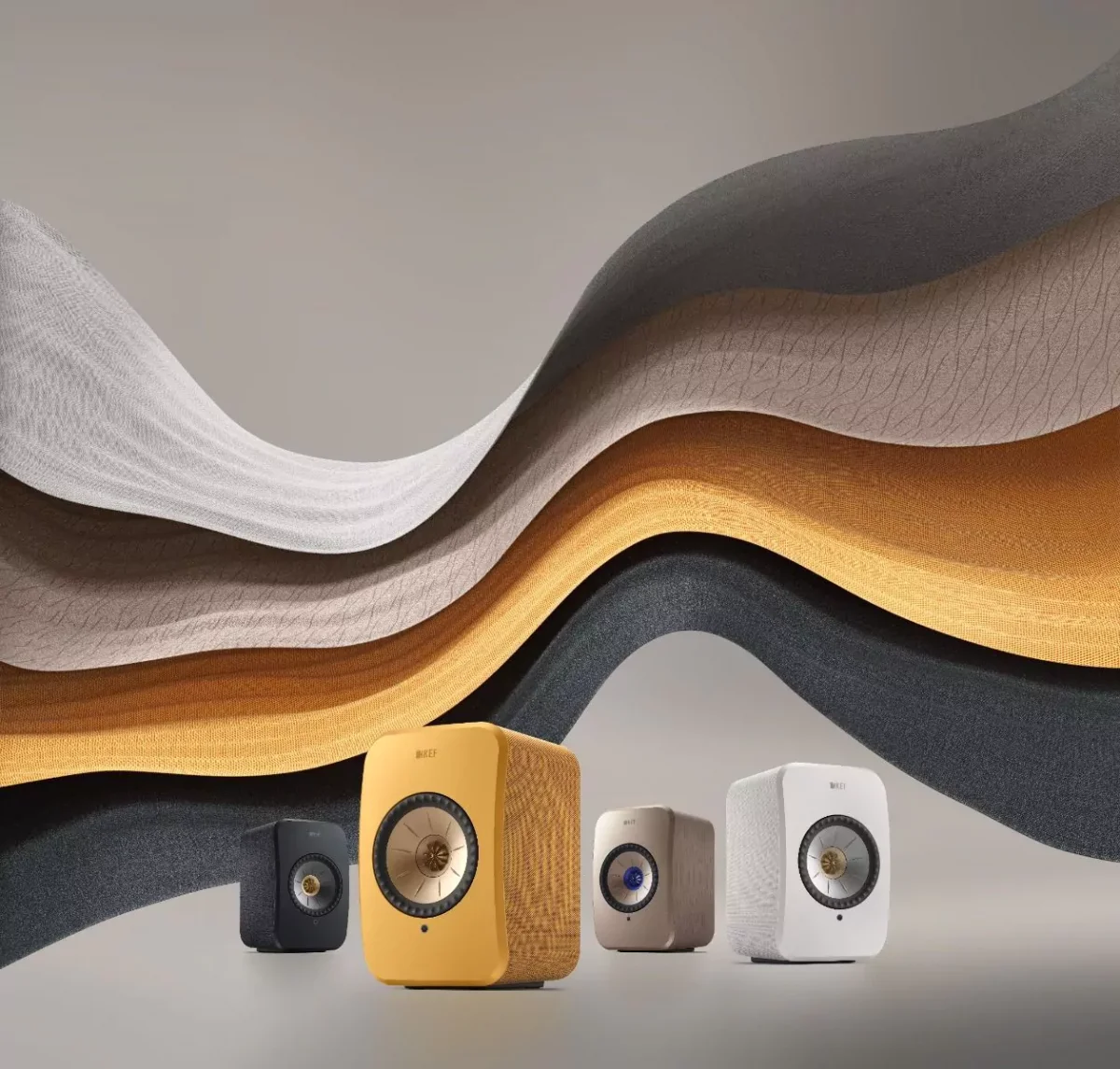 Активная HI-Fi акустика KEF LSX II Amber Haze