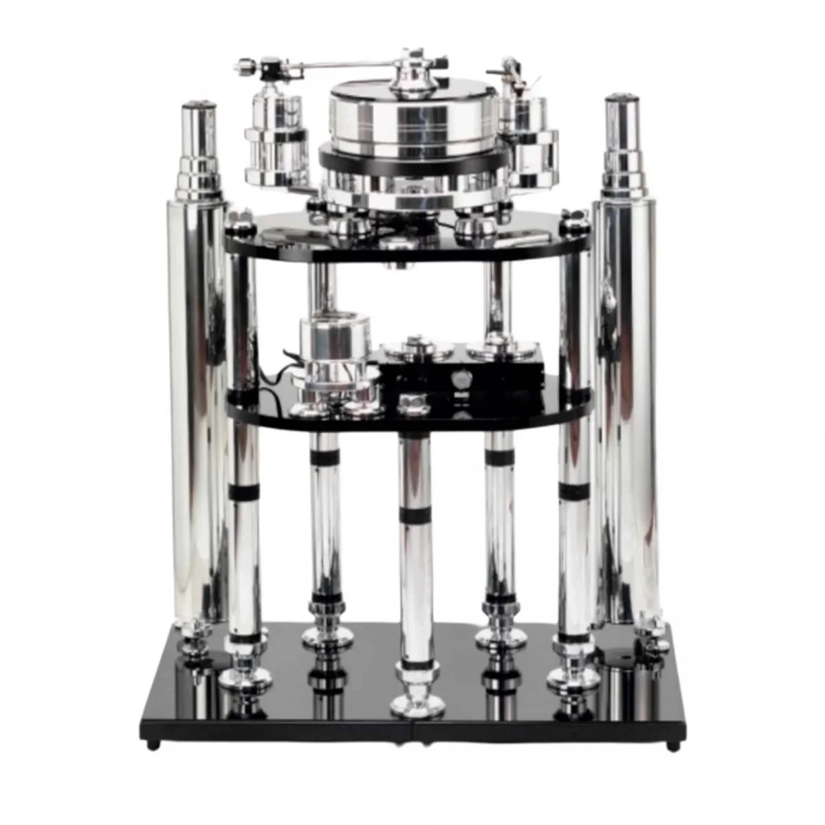 Проигрыватель виниловых дисков Acoustic Solid 733 WTB213 AT740 M4 Silver