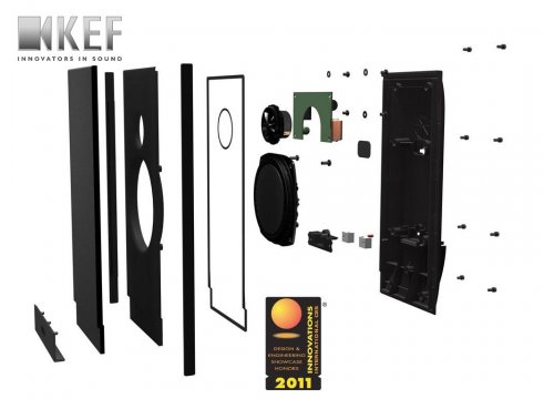 Настенная акустика KEF T301 black