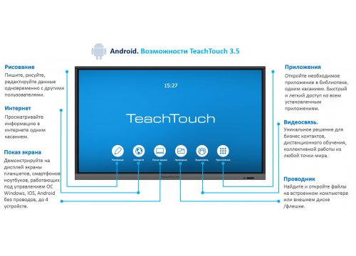 Интерактивная панель TeachTouch 3.5 TT70-86U-P 86"