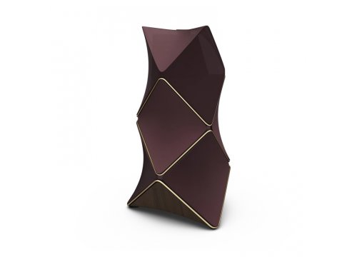 Напольная акустика Bang & Olufsen BeoLab 90 Smoked Oak, Purple Heart / Brass Tone