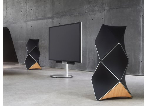 Напольная акустика Bang & Olufsen BeoLab 90 Smoked Oak, Purple Heart / Brass Tone