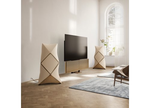 Напольная акустика Bang & Olufsen BeoLab 90 Light Oak, Sand / Gold Tone