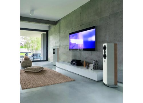 Напольная акустика Q Acoustics Concept 500 Gloss White & Oak